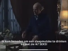 Ik kom beneden om een slaapmutske te drinken en wat zie ik? Seks!