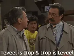 Teveel is trop en trop is teveel