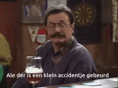 Allee, der is een klein accidentje gebeurd