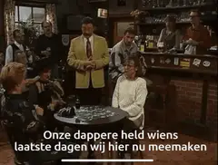 Onze dappere held wiens laatste dagen wij hier nu meemaken
