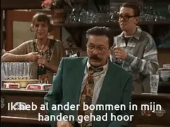 Ik heb al andere bommen in mijn handen gehad hoor