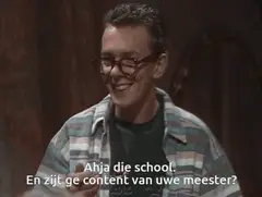 Zijt ge content van uwe meester?