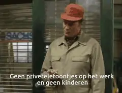 Geen privételefoons