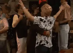 Slowen en knuffelen op feest