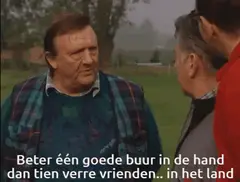 Nandje strooit met spreekwoord