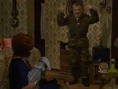 Xavier in camouflage betrapt