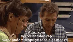 Allez kom vertel het dan rap