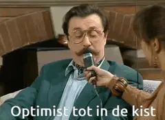 Optimist tot in de kist
