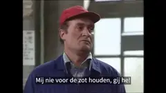 Dimitri praat tegen Xavier, zot noemen