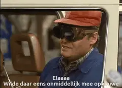 Elaaa, wilde daar eens onmiddellijk mee ophouwe