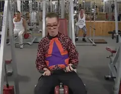 Marc in fitness op toestel
