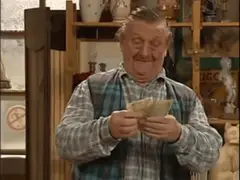 Fernand met bundel geld
