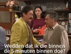 Weddenschap om te versieren