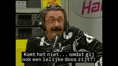 Boma als radio-DJ, hallo