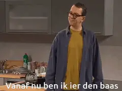 Vanaf nu ben ik hier den baas