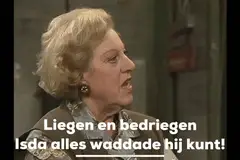Liegen en bedriegen is da alles wat ade hij kunt