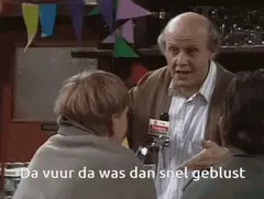 Da vuur da was dan snel geblust