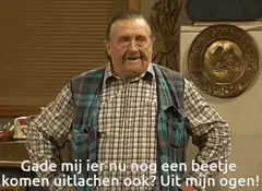 Nandje boos en uitlachen