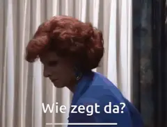 Wie zegt da?