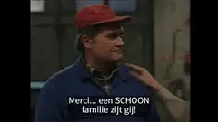 Familie, twee mannen praten