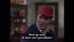 Dimitri praat over iets gratis