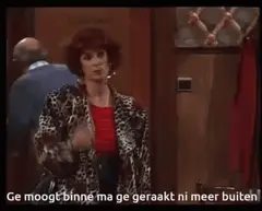 Ge moopt binne, ma ge geraakt ni meer buiten