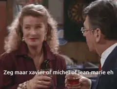 Liefde is blind, gesprek met wijn