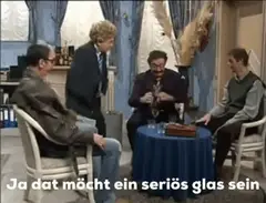 Ja dat mocht een serieus glas zijn