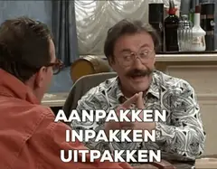 Aanpakken inpakken uitpakken