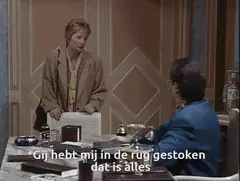 Jij hebt mij in de rug gestoken, dat is alles