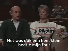 Het was ook een heel klein beetje mijn fout