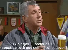 17 pintjes onder de 16