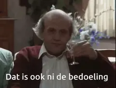 Dat is ook ni de bedoeling