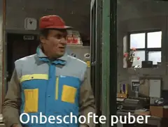 Onbeschofte puber