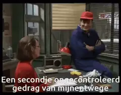 DDT geirriteerd aan bureau