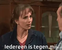 Iedereen is tegen mij