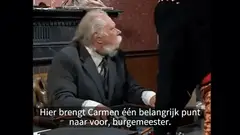 Hier brengt Carmen één belangrijk punt naar voor, burgemeester