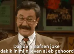 Boma maakt een grap