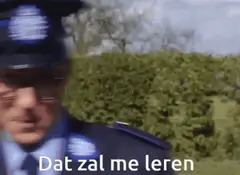 Dat zal me leren