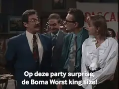 Op deze party surprise de Boma worst king size