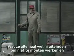 Dimitri in overall, personeel