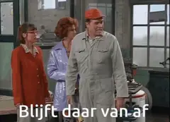 Blijft daar vanaf
