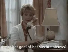 Is dat het goei of het slechte nieuws